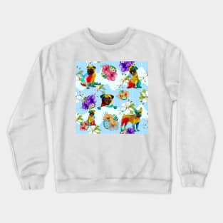 Pug dogs Crewneck Sweatshirt